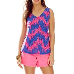 Lilly Pulitzer giraffe print tank in medium